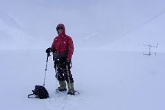 60 Jerome Ryan In A Whiteout On The Raphu La On Our Day Trip From Mount Everest North Face ABC
